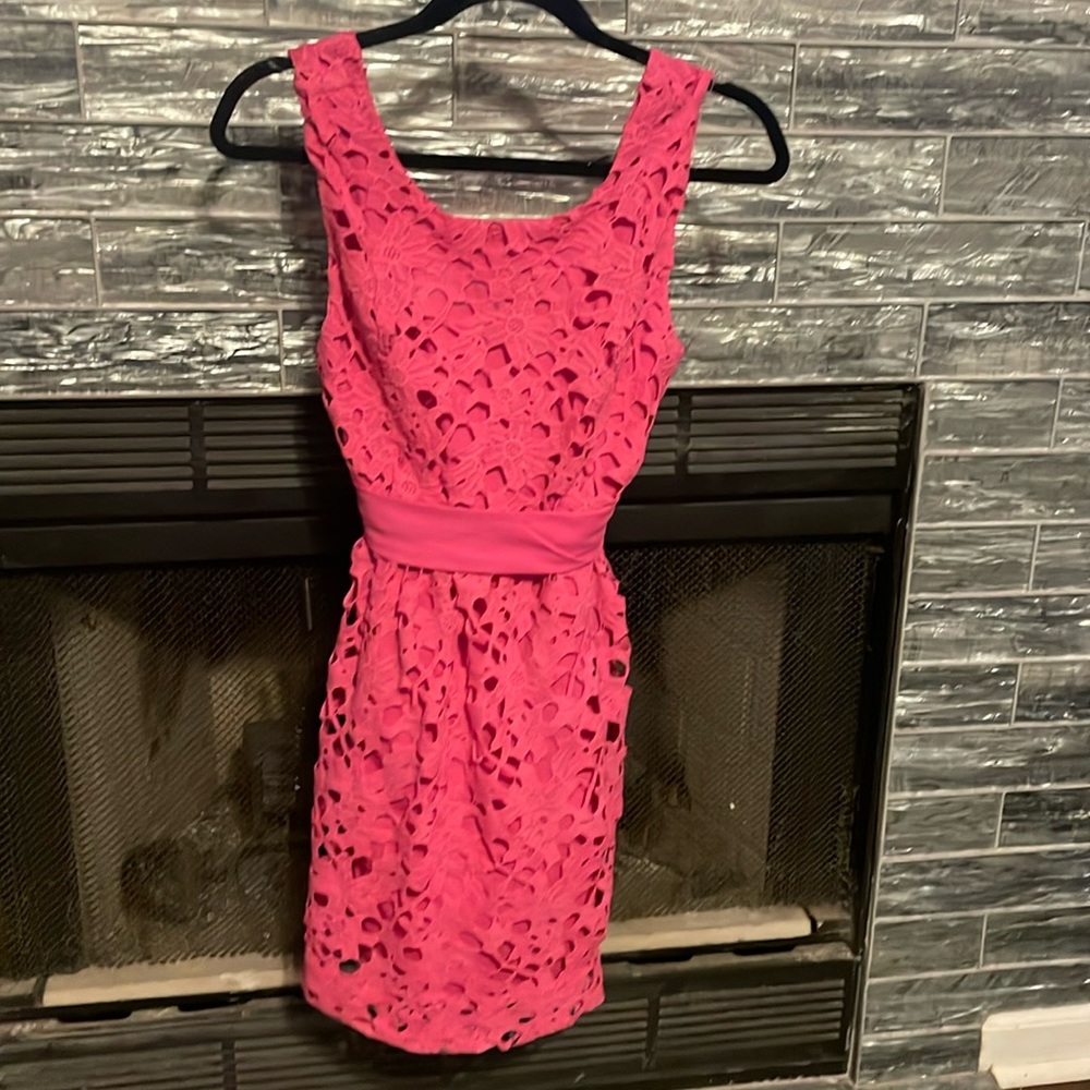 Pink Lace Dress